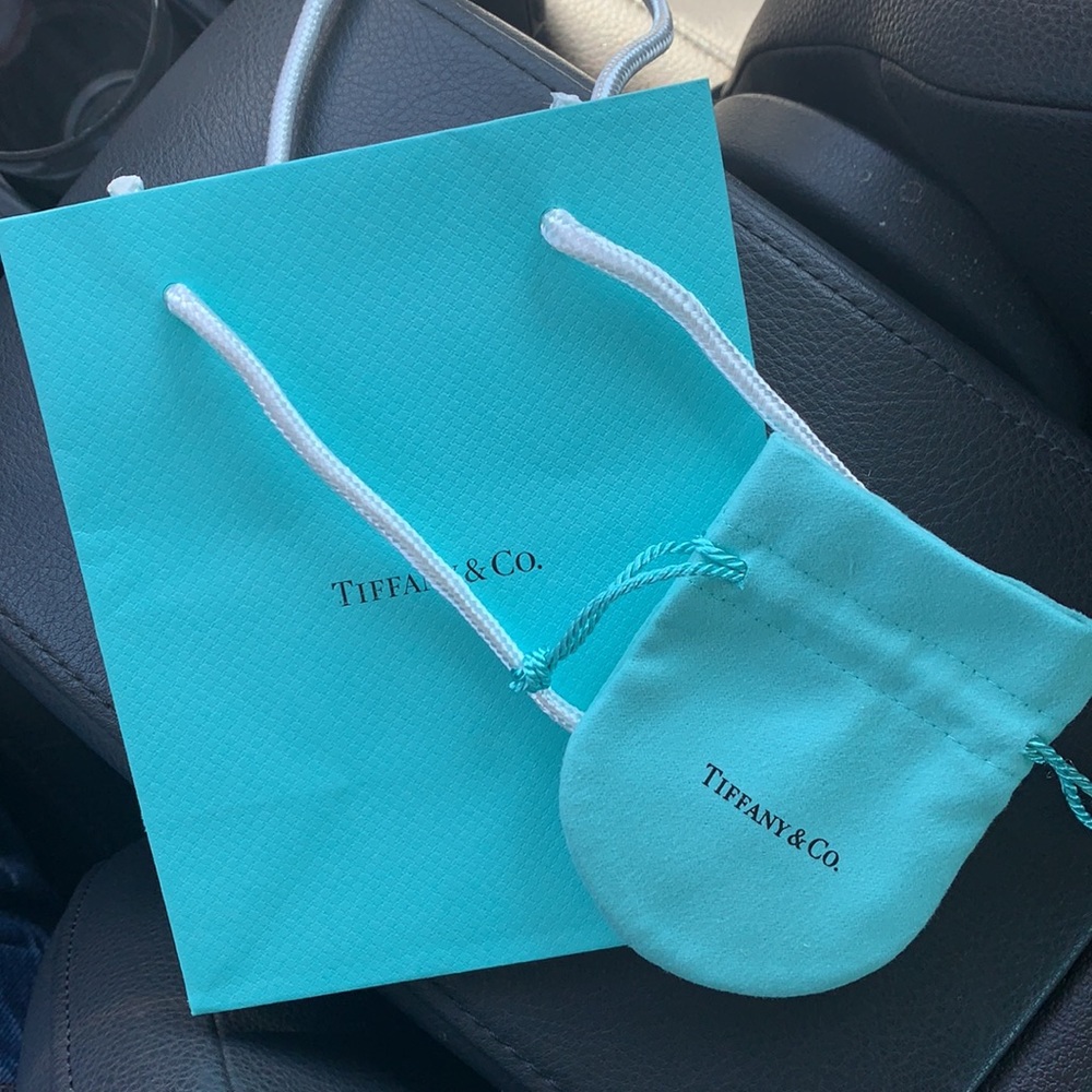 Tiffany Blue® Double Heart Tag Pendant (mini) - Picture 4 of 4